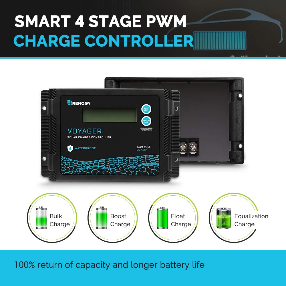Renogy Voyager-وحدة تحكم شحن ش - مراجعة Renogy Controller Voyager وسعره